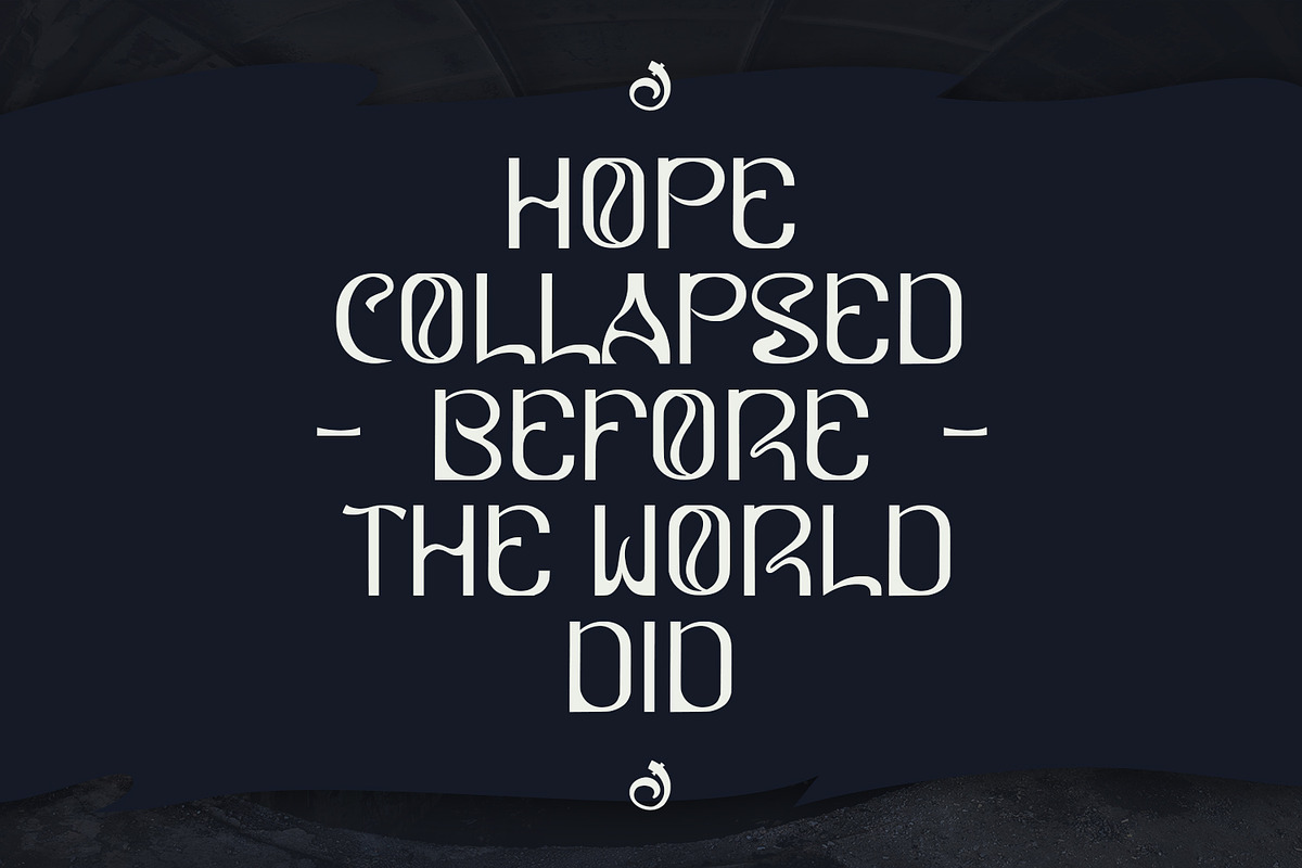 Sunomresub Modern Blackletter Font, a Blackletter Font by Maulana Creative (Photo 4 of 7)