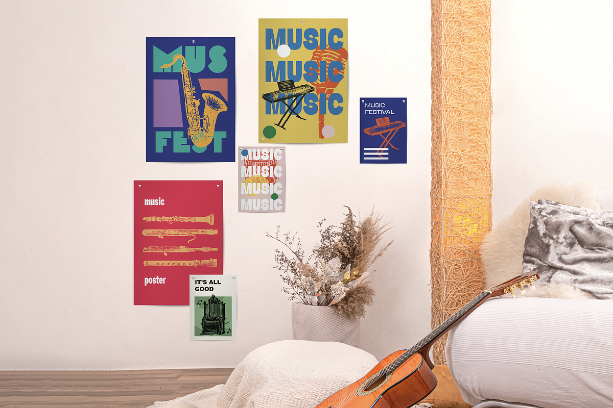 Musical instruments illustrations, an Illustration by Zhuna (Photo 11 of 16)