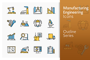 Manufacturing Engineering Icons
