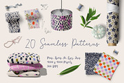 Flowers and Spots seamless patterns, a Pattern Graphic by AnnArt (Thumbnail 2 of 9)