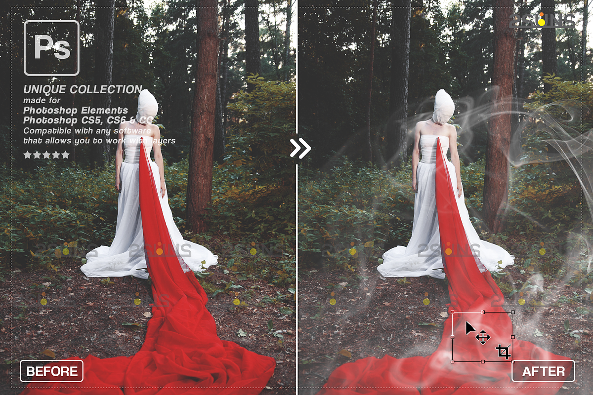 White smoke photo overlay, Fog, an Object Graphic by 2SUNS (Photo 4 of 9)