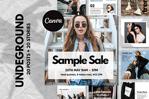 CANVA| Underground Social Media Pack