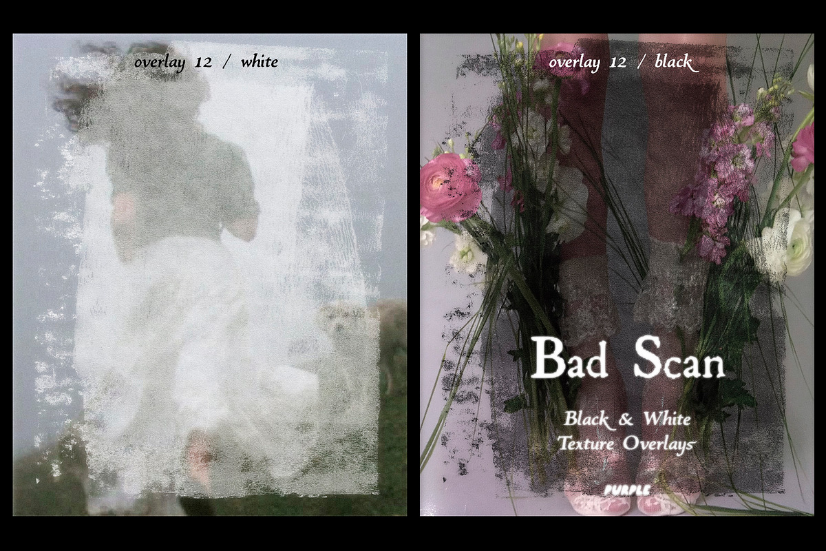 Bad Scan: Black & White Overlays, a Texture Graphic by Purple (Photo 14 of 21)