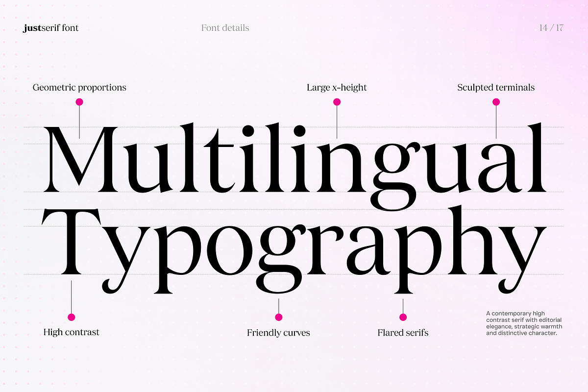 JUST Serif Modern Editorial Typeface, a Serif Font by JUST Creative (Photo 14 of 17)