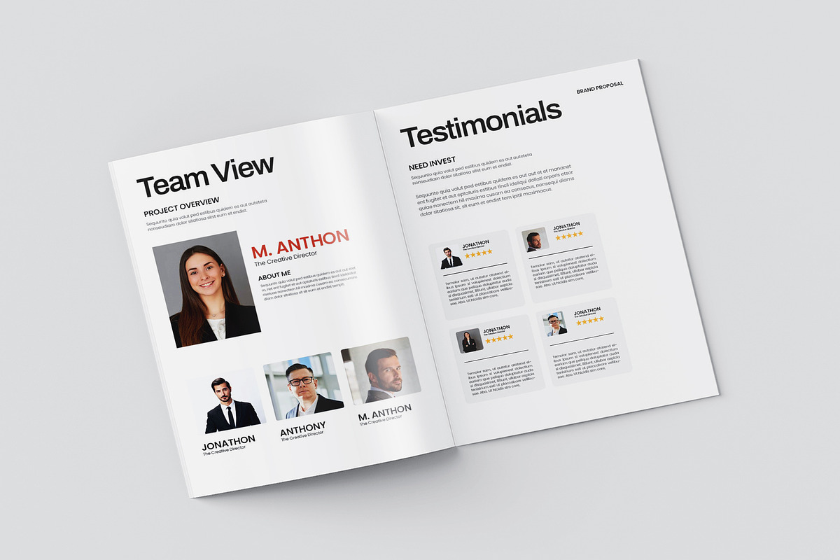 Brand Proposal Brochure Template, a Brochure Template by Oriofix (Photo 5 of 8)