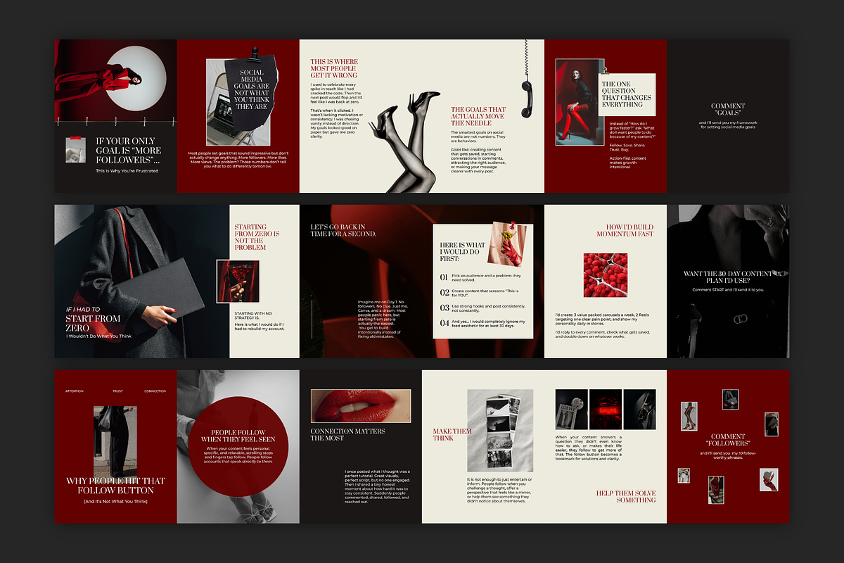 Carousels for Social Media Managers, a Social Media Template by Meraki Templates (Photo 5 of 10)
