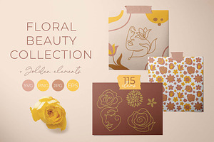 Floral Beauty Set. Daring Sunflower.
