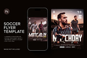 Football Match Day flyer Template, a Flyer Template by Ghurafa Studio (Thumbnail 1 of 3)
