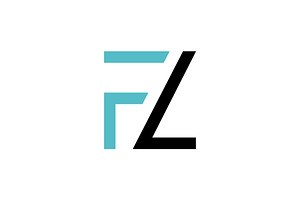 Initial letter FZ Logo