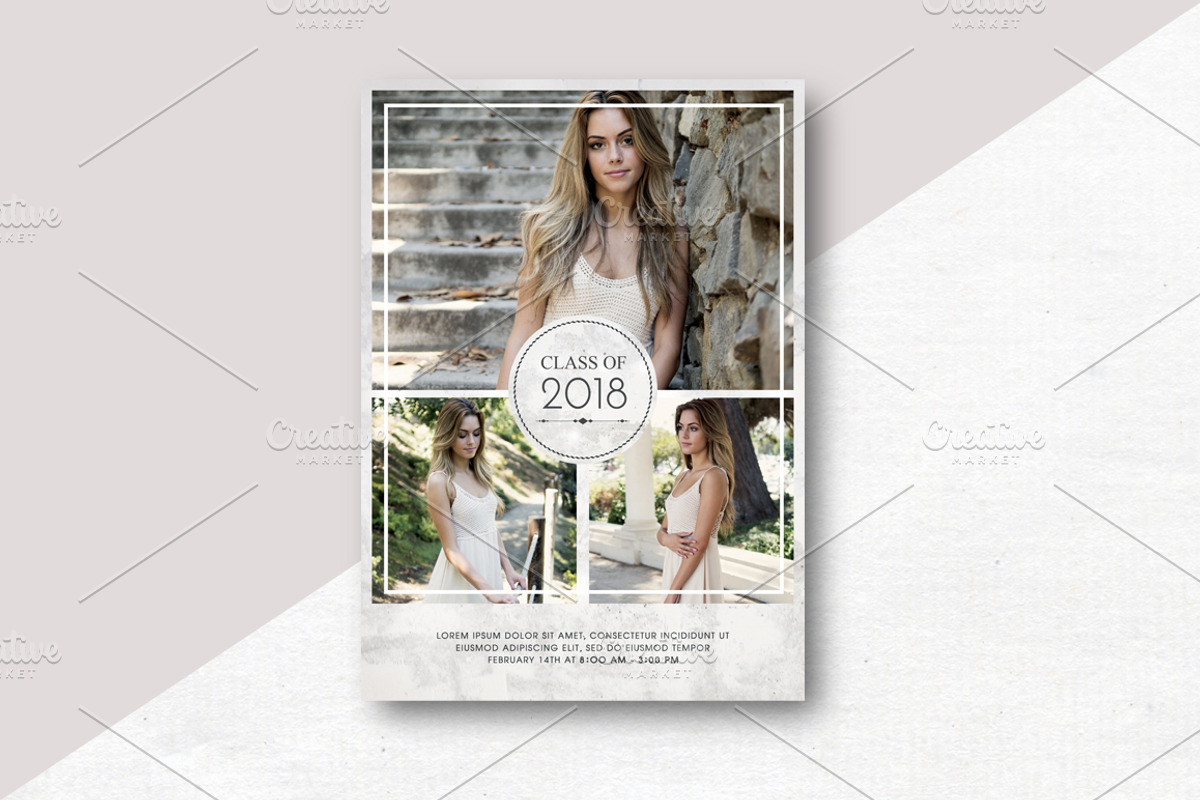 Graduation Card Template, a Card Template by AyumaDesign (Photo 3 of 3)