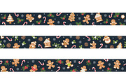 Christmas Borders Set, a Pattern Graphic by Barsuk's Shop (Thumbnail 1 of 3)