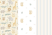 Jungle Safari Animals Watercolor Set, a Pattern Graphic by tetiartline (Thumbnail 6 of 10)