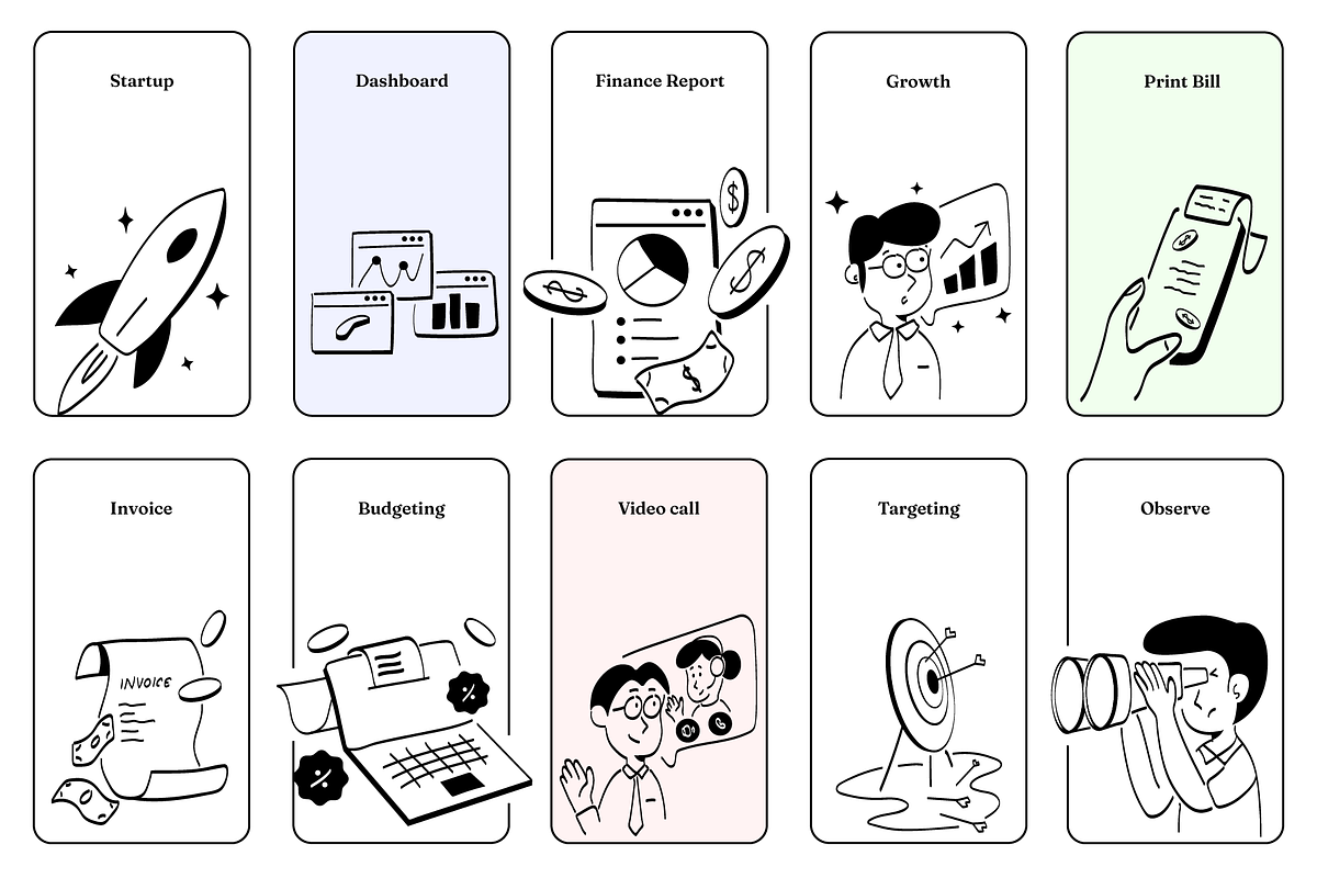 17 UX Illustration | Business, a Work Illustration by Directico Design Kit (Photo 3 of 4)