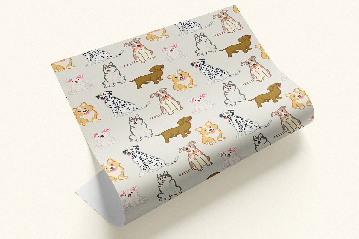 Funny Dogs – Watercolor Illustration, an Animal Illustration by CreativeValuation (Photo 6 of 12)