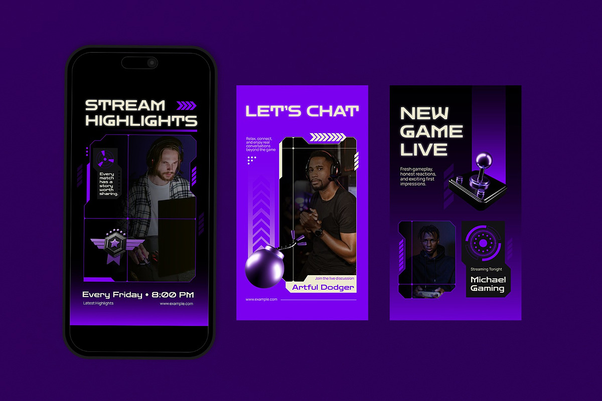 Gaming Instagram Template, a Social Media Template by graphicook (Photo 3 of 3)