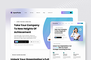 Business Consulting Landing Page, a Landing Page Template by SquidPixey (Thumbnail 2 of 5)