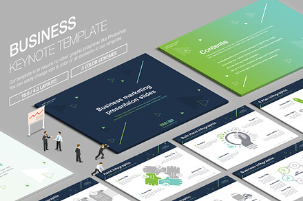 Business Keynote Template vol.19