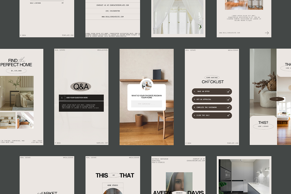 Real Estate Post + Story Templates, a Social Media Template by Prapti Design (Photo 5 of 14)
