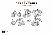 Hand drawn Cherry Illustration, a Food Illustration by putra_purwanto (Thumbnail 3 of 3)