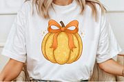Coquette Pumpkin Grandmillennial PNG, an Illustration by Craft Nest (Thumbnail 5 of 6)