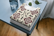 12 Red Velvet Seamless Patterns, a Pattern Graphic by Inknfolly (Thumbnail 7 of 7)