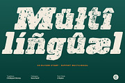 CS Bilyard Stamp, a Slab Serif Font by Craft Supply Co. (Thumbnail 7 of 8)