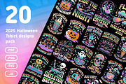 20 halloween 2025 tshirt designs, a Graphic by NH graphic (Thumbnail 1 of 4)