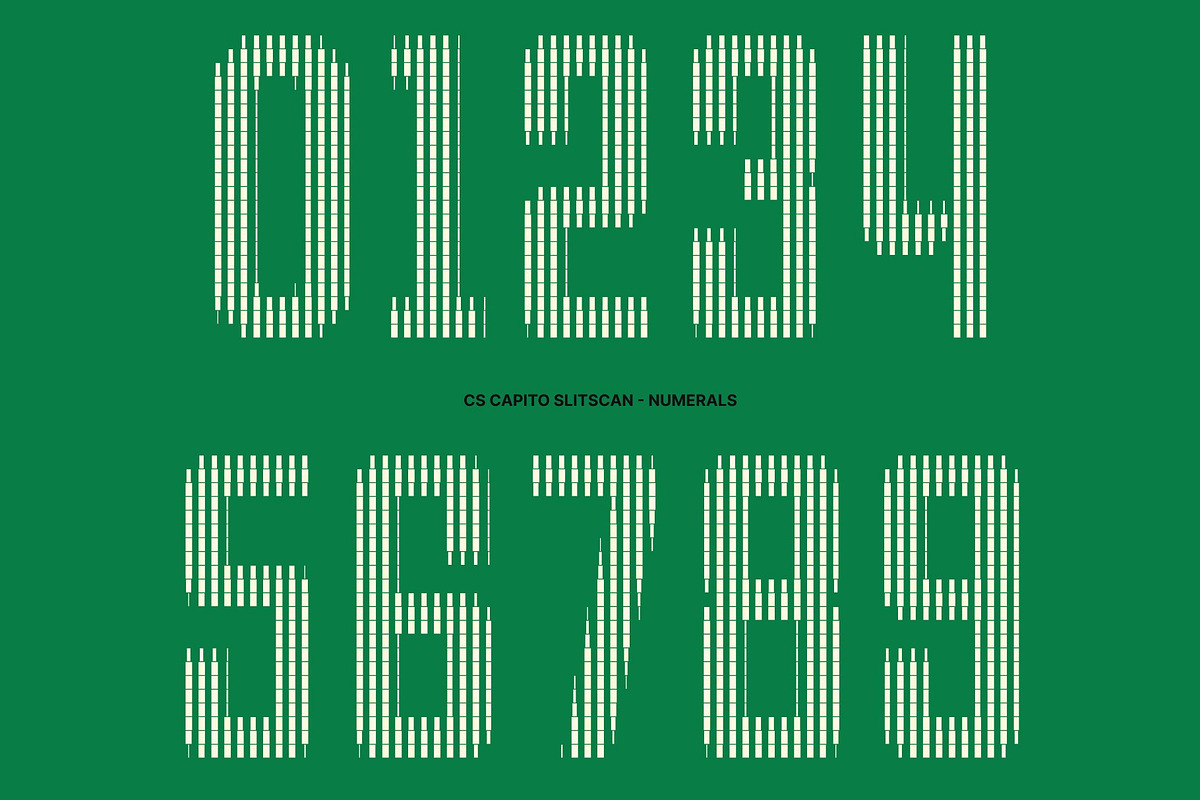CS Capito Slitscan, a Sans Serif Font by Craft Supply Co. (Photo 4 of 8)