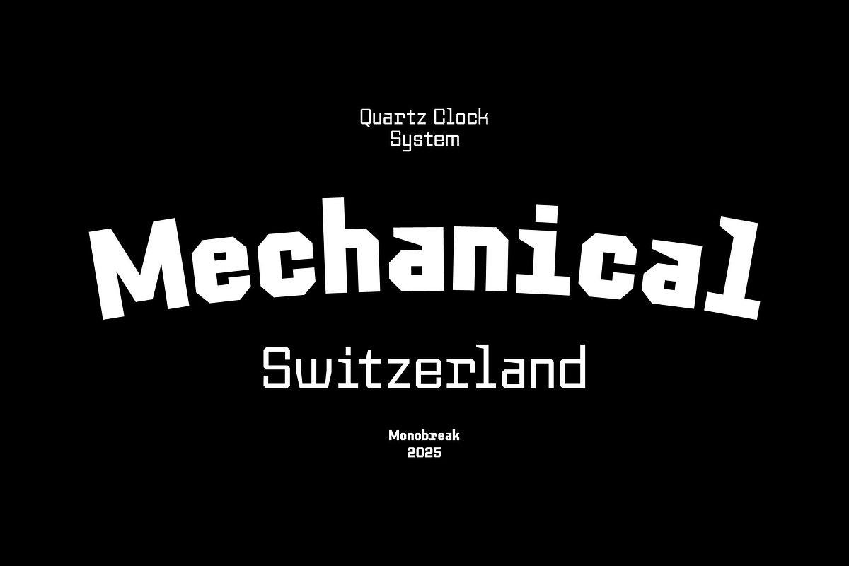 Monobreak Family!, a Sans Serif Font by TeenageFoundry (Photo 8 of 10)