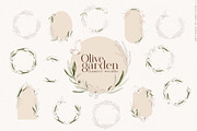 Olive garden watercolors clipart, an Object Graphic by Angele Kamp (Thumbnail 4 of 9)