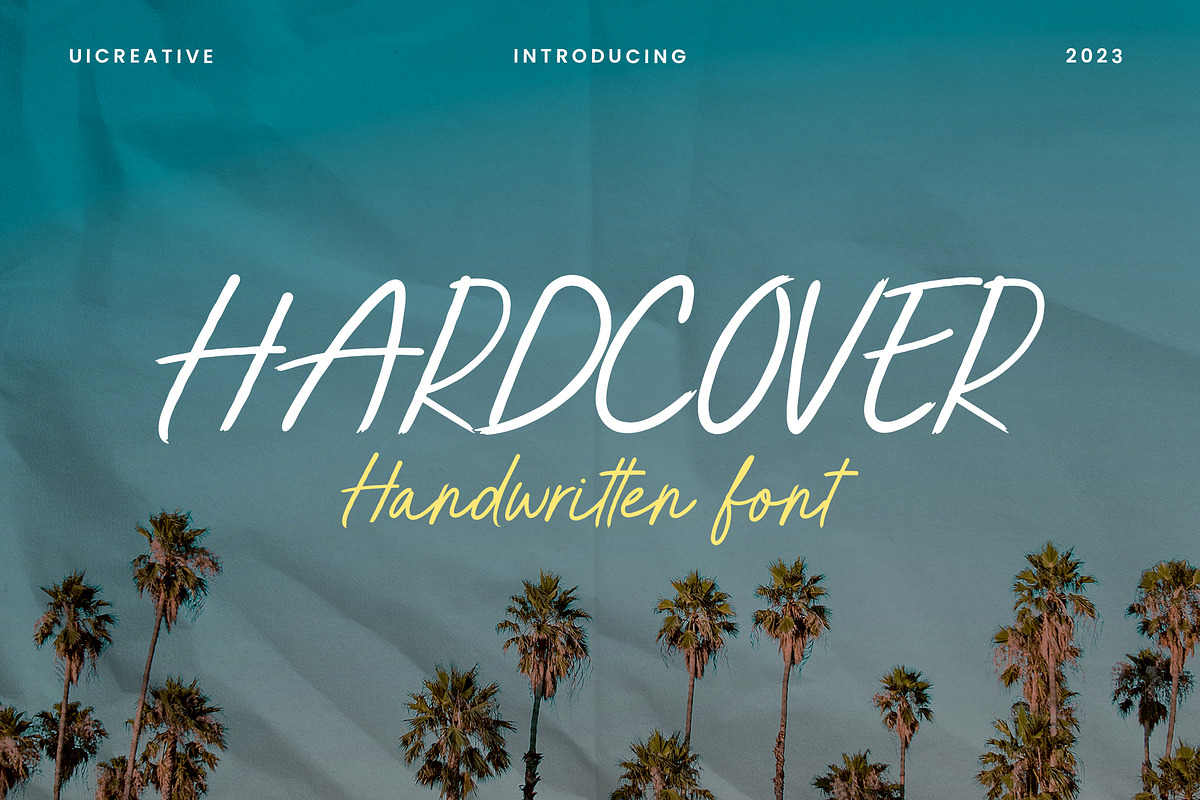 HARDCOVER Special Handwritten Font, a Handwritten Font by UICreative (Photo 1 of 13)