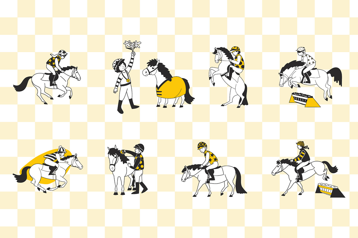 Little Riders, an Animal Illustration by Naurider (Photo 2 of 4)