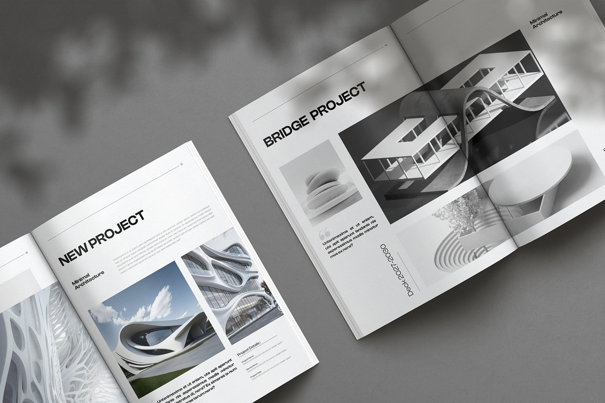 Architecture Portfolio Template, a Brochure Template by Creative-Work (Photo 7 of 7)
