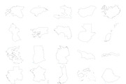 192 World Countries Maps, an Animal Illustration by Character (Thumbnail 4 of 6)