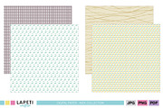Botanical & Neutral Scrapbook Paper, a Pattern Graphic by Lapeticrafter (Thumbnail 5 of 5)