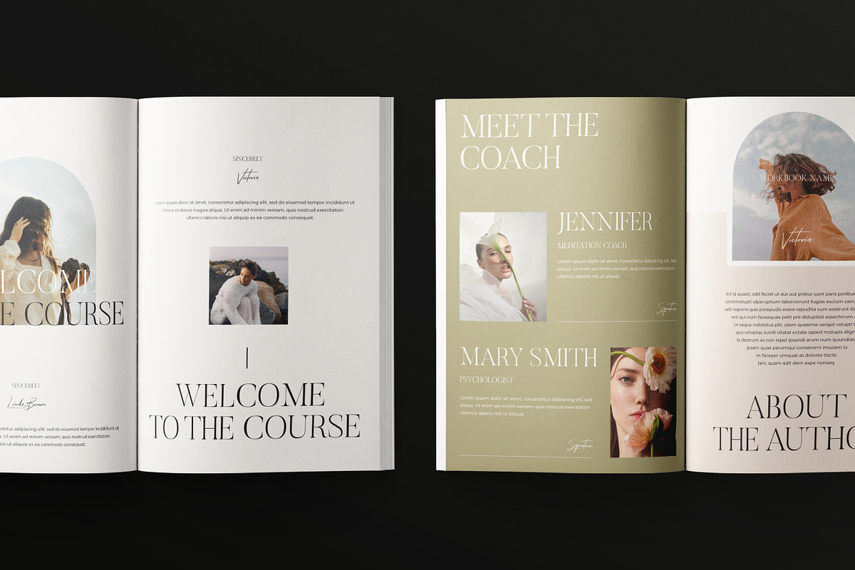 Course Workbook Template | Canva preview 4