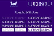 Supreme Instinct font, a Sans Serif Font by weknow (Thumbnail 7 of 8)