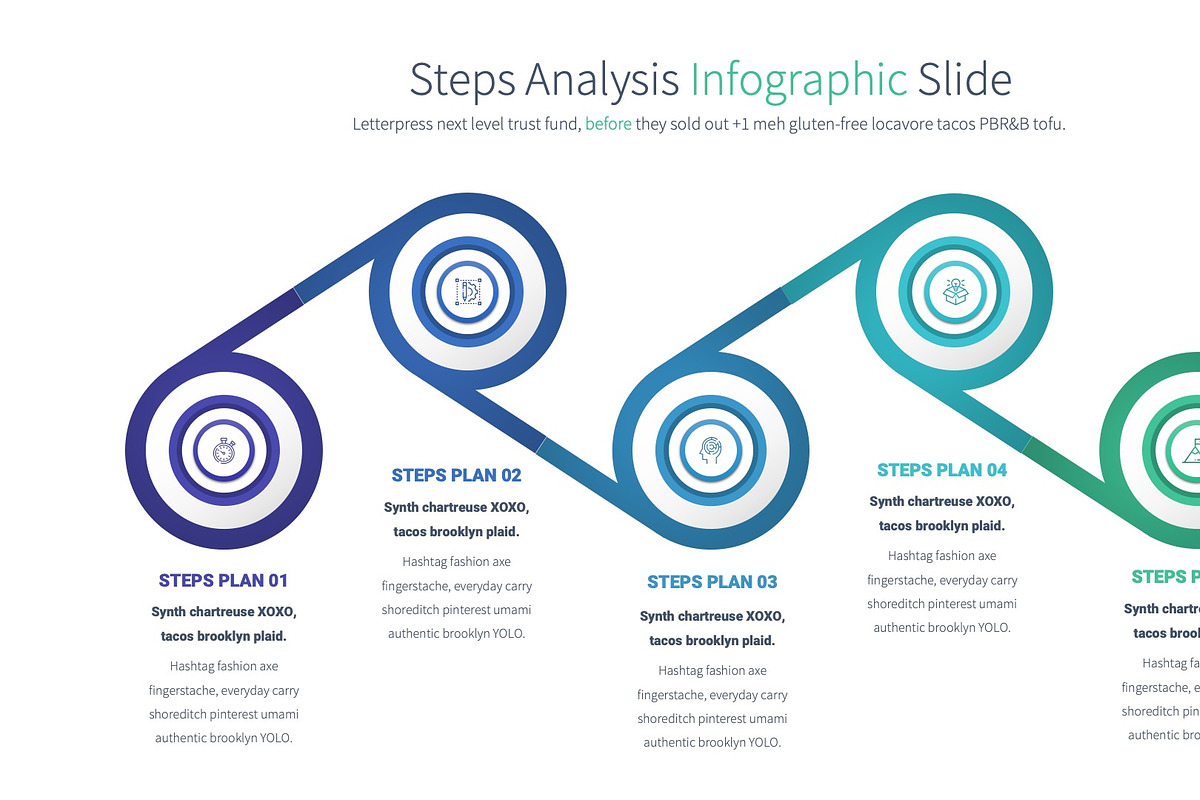 Steps Analysis PowerPoint Slides, a Presentation Template by Pulsecolor