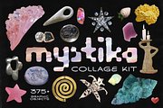 mystika collage kit, an Object Graphic by Mystik Vision (Thumbnail 1 of 7)
