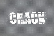 Cracked Text Effect, a Texture Graphic by DesignerCandies (Thumbnail 2 of 4)