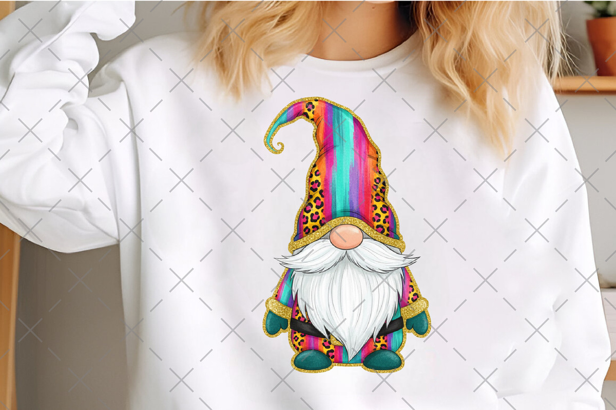 Christmas Gnome Glitter Brushstroke, an Illustration by Craft Nest (Photo 2 of 6)
