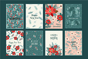 Merry Christmas Cards, a Decorative Illustration by Nadia Grapes (Thumbnail 3 of 8)