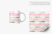 watercolor stripe seamless pattern, a Pattern Graphic by Pink Studio Art (Thumbnail 3 of 5)