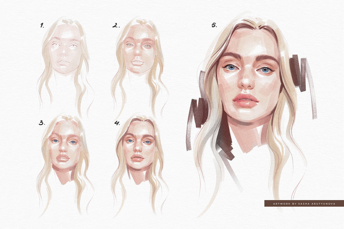 Marker Studio | Procreate Brushes, a Brush Add-On by Katsia Jazwinska (Photo 5 of 10)