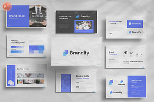 Brand Identity PowerPoint, a Presentation Template by Pixslides