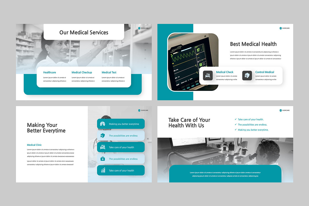 EVERCARE - Medical Powerpoint, a Presentation Template by rgbryand (Photo 6 of 9)