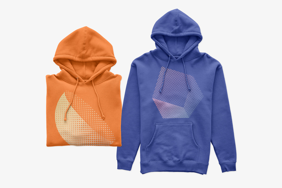IND4000 Hooded Pullover Mockups, a Shirt Mockup by GraphicHero (Photo 7 of 9)