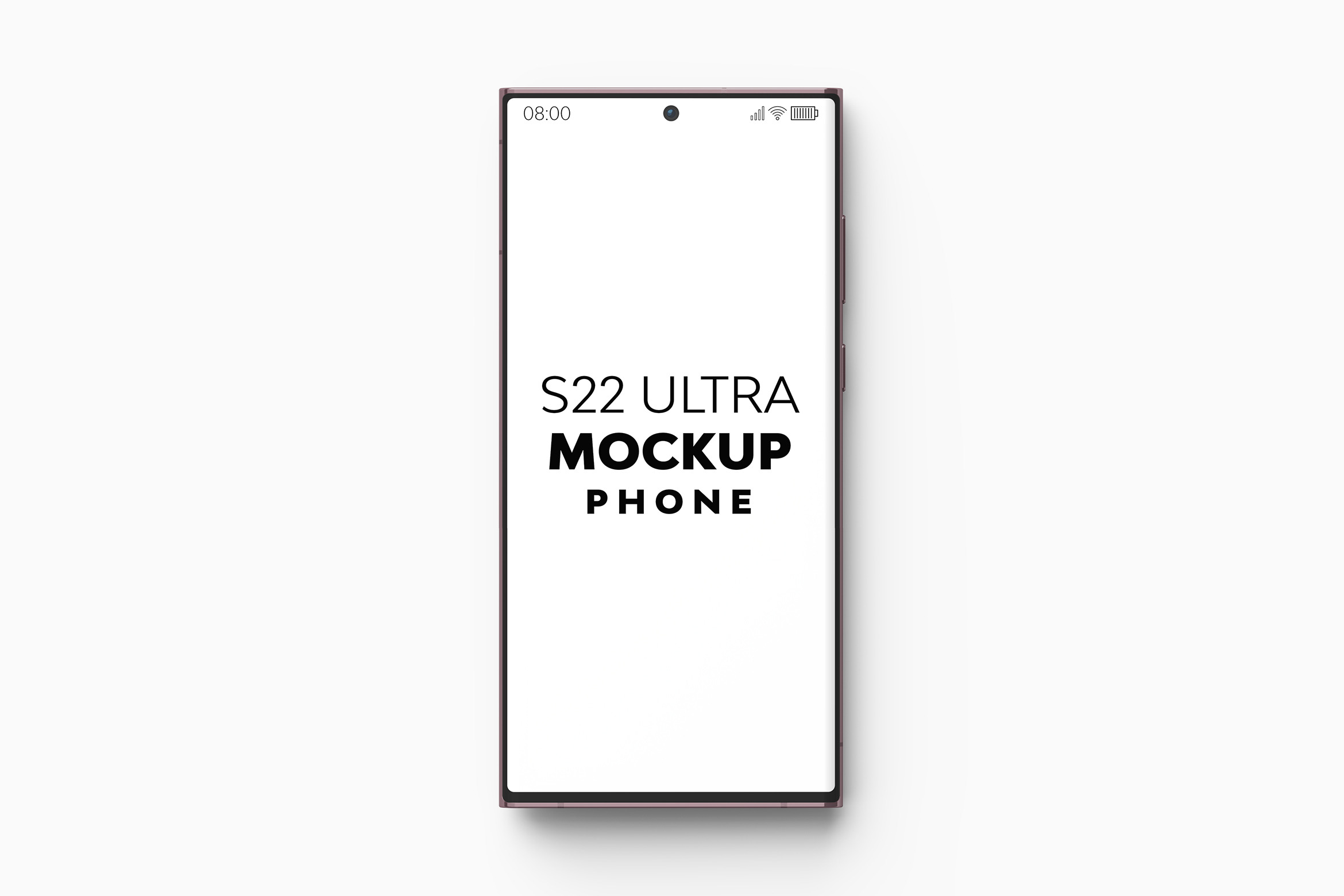 S22 Ultra Phone Mockup, an iPhone Mockup by UnicDesign