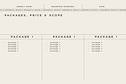 Minimalist Branding Proposal Deck, a Presentation Template by mollydeering (Thumbnail 7 of 10)