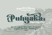 Puhyaka Mythology Font, a Blackletter Font by TypeClassHeroes (Thumbnail 1 of 15)